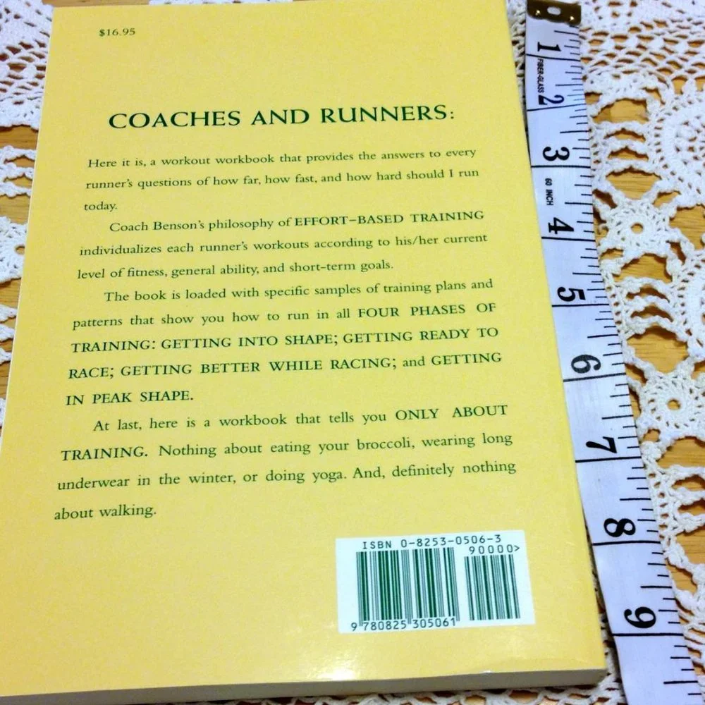 Sports Training for Runners, Coach Benson's 